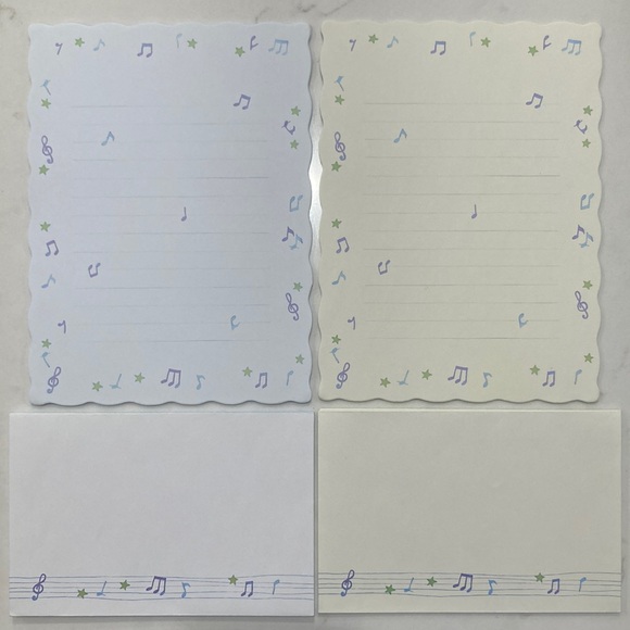 Music Note Letter Set + Notepad 🎶 - Picture 2 of 11